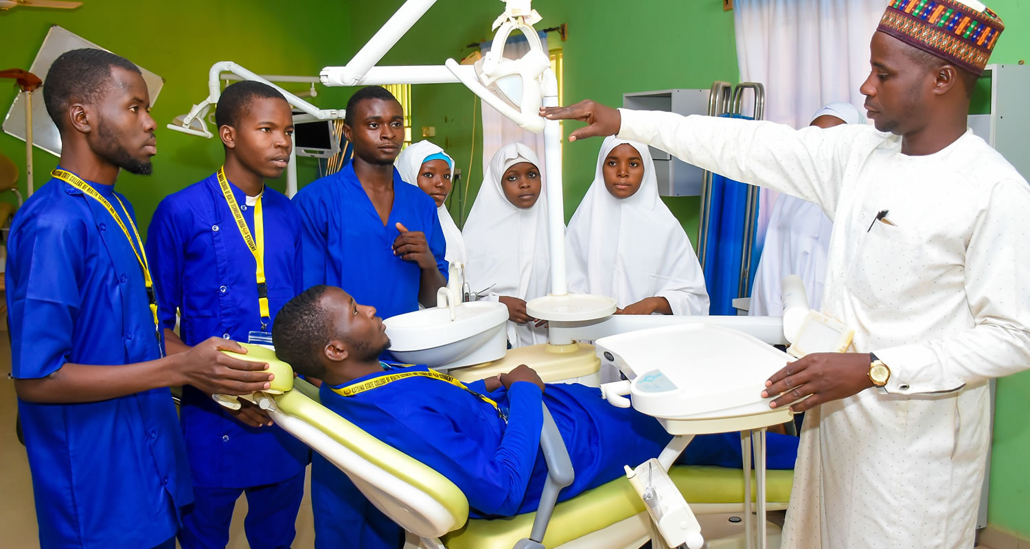 Students on Practical Demonstration