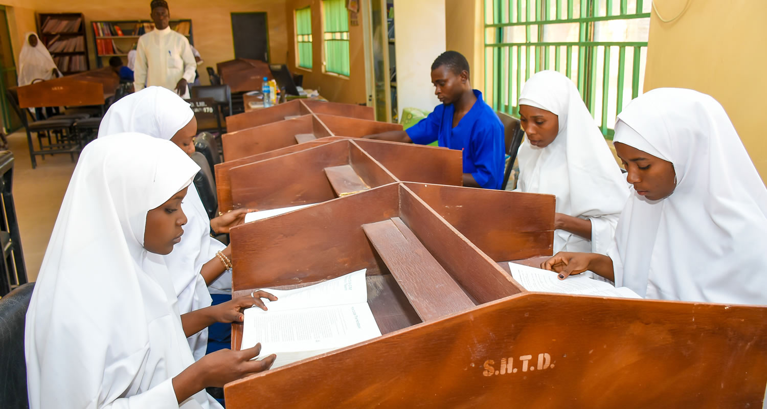Students in Library
